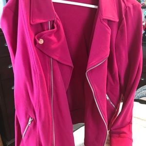 Fuchsia Moto jacket